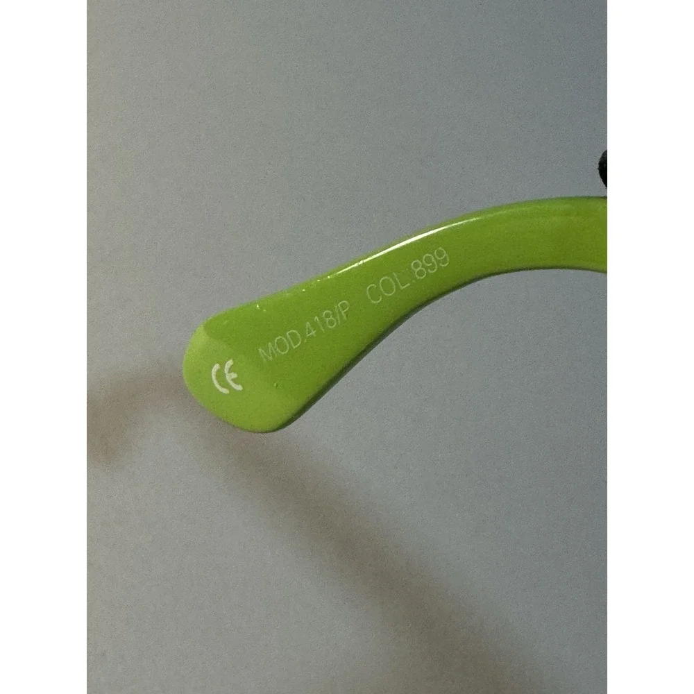 1996 Gianni Versace Sunglasses Mod. 418/P Col 899 Green Leather